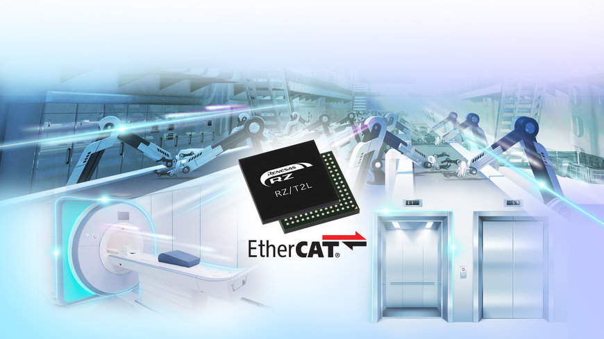 Renesas’ New RZ/T2L Industrial MPU Enables Fast and Accurate Real-Time Control with EtherCAT Communication